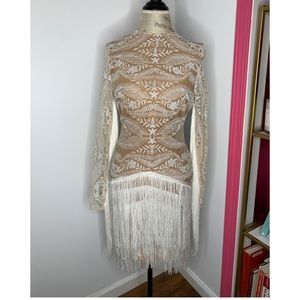 Rhinestone and fringe dress